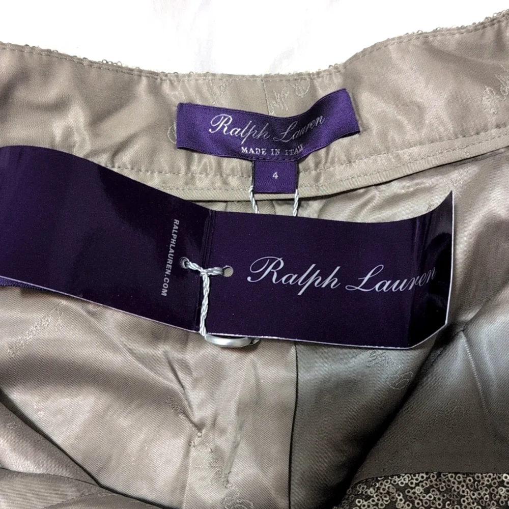 Welles Embellished Wide-Leg Pant. Ralph Lauren Collection - Picture 2 of 12